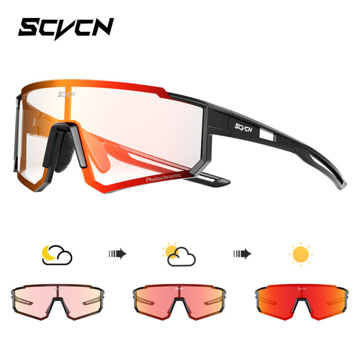 SCVCN Fashion Sunglasses for Men Sport Cycling Glasses Bike Bicycle Hiking Camping Golf UV400 Protection Glasses Women Baseball - Image 18